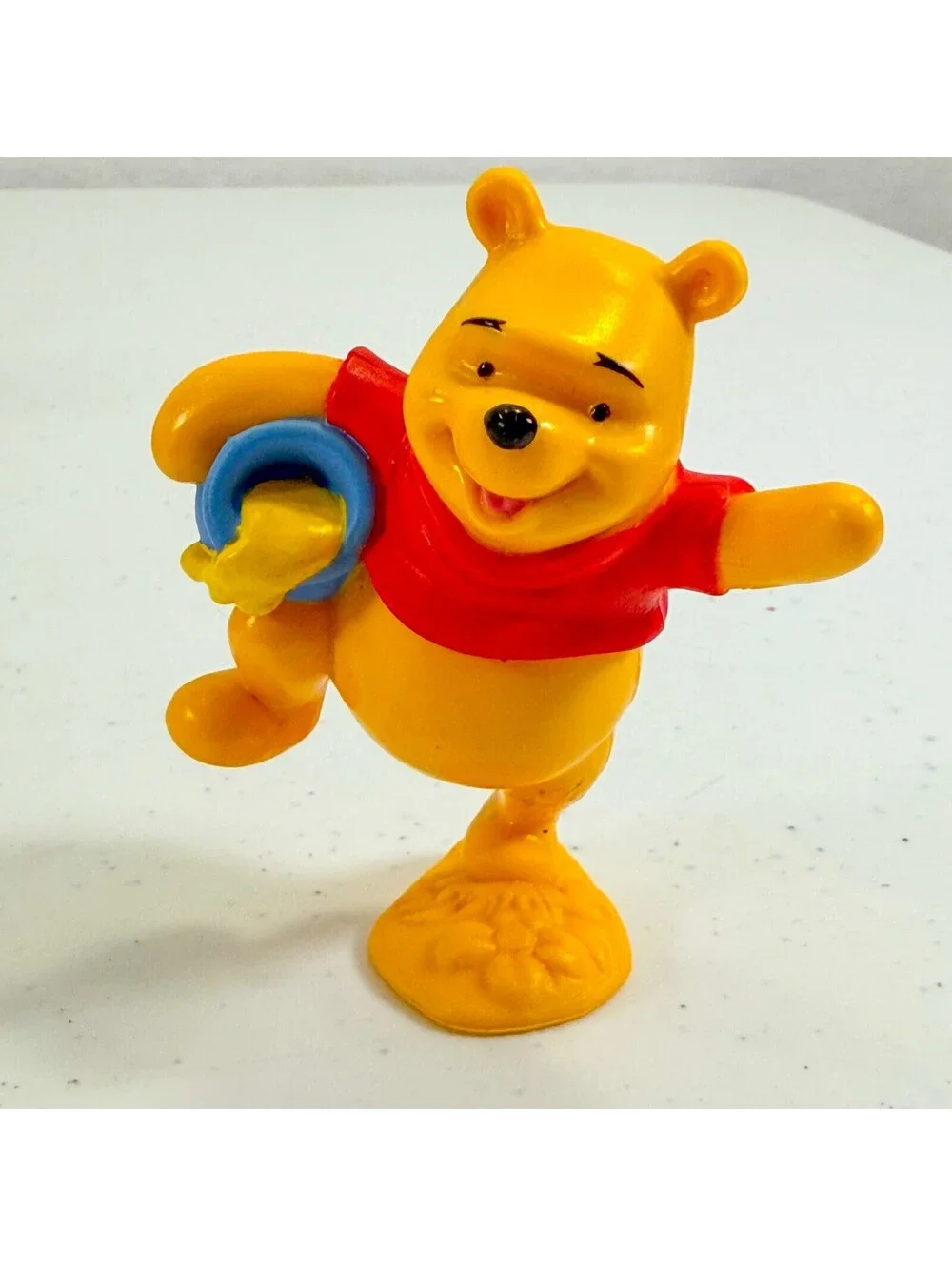 VTG Disney Winnie the Pooh Lot 7 Figures Owl Rabbit Christopher Robin Reading